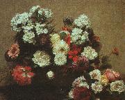 Henri Fantin-Latour Still Life with Flowers  2 oil painting artist